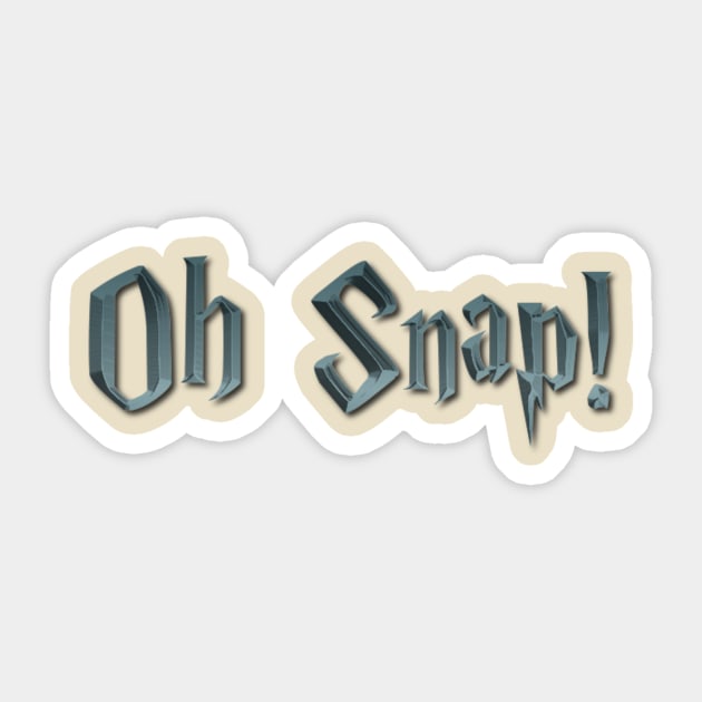 Oh Snap! Spell Sticker by eufritz